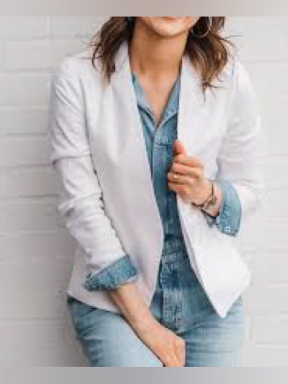 Banana Republic Women’s Blazer Jacket - Classic Open Front Petite